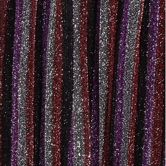 AVA & Yelly Shimmer Stripe Shift Dress Size 16 - Picture 9 of 14